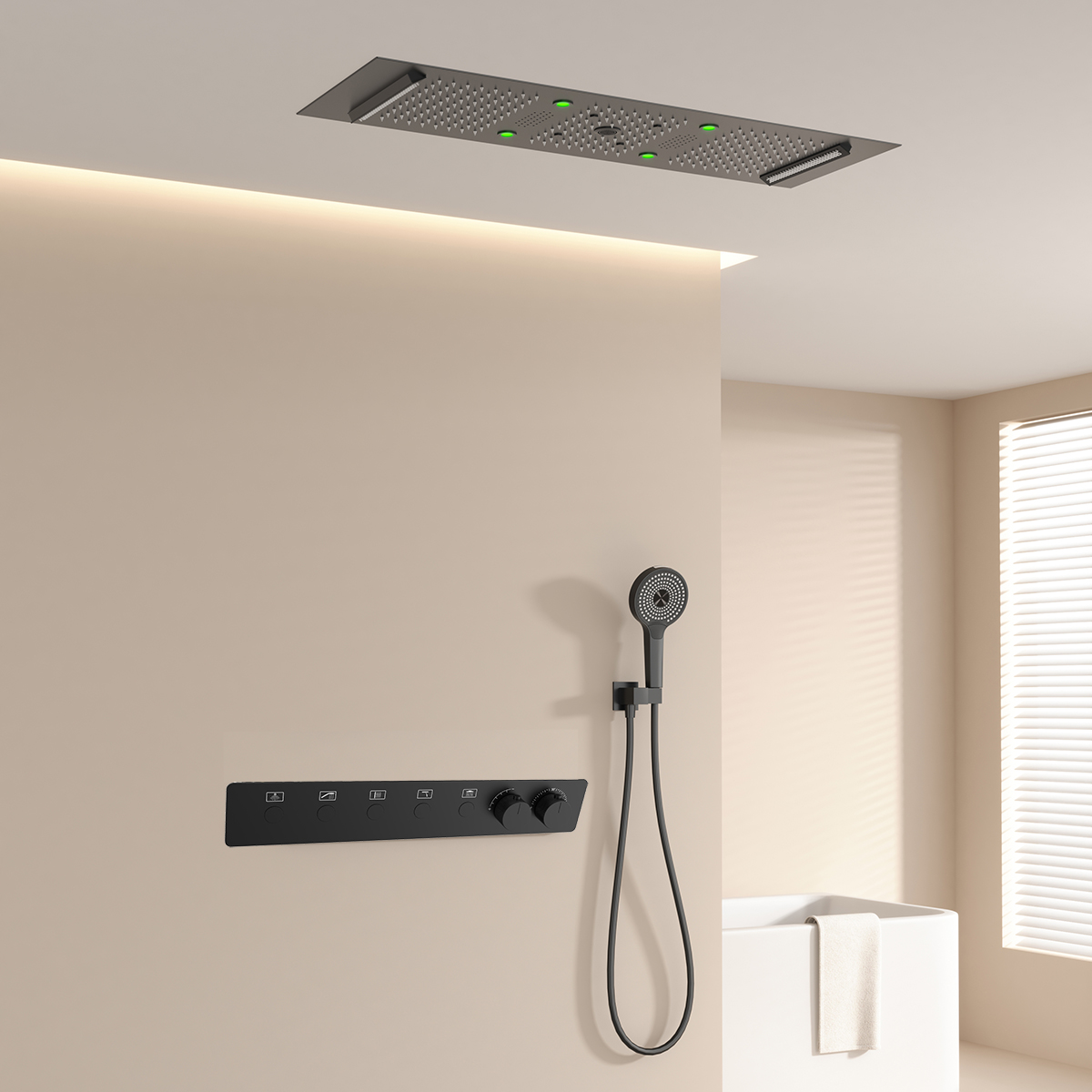 Faucet - 300*900mm salle de bains plafond LED