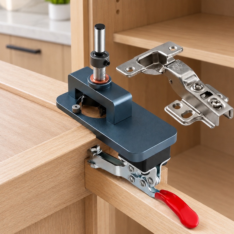 Cabinet Hinges - Serre-joint de guidage de perçage de