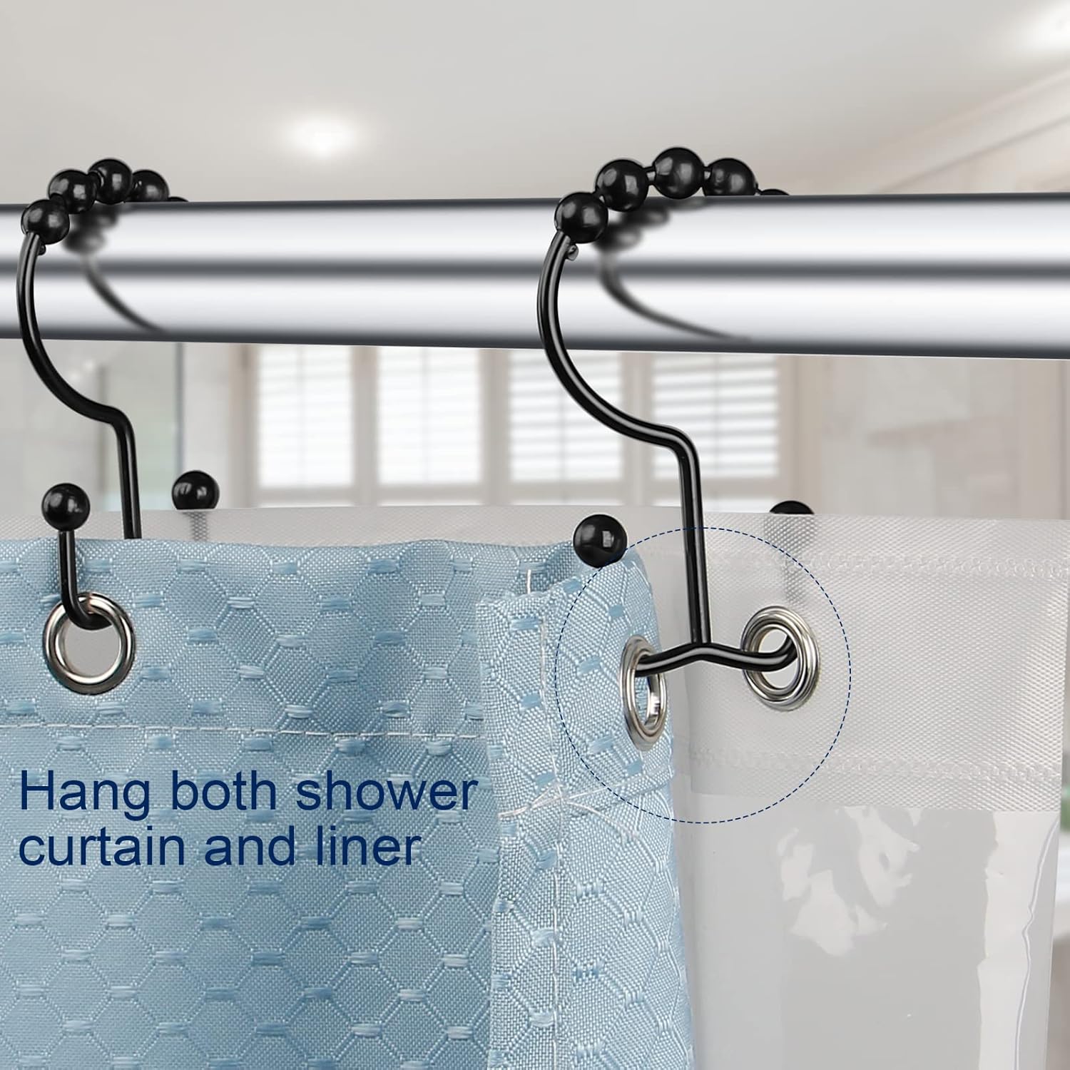 Crochet pour rideau de douche, - Curtain Rods avis et prix