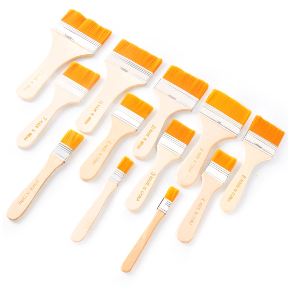 Ensemble de 12 pinceaux plats  - Home Improvement Fence avis et prix