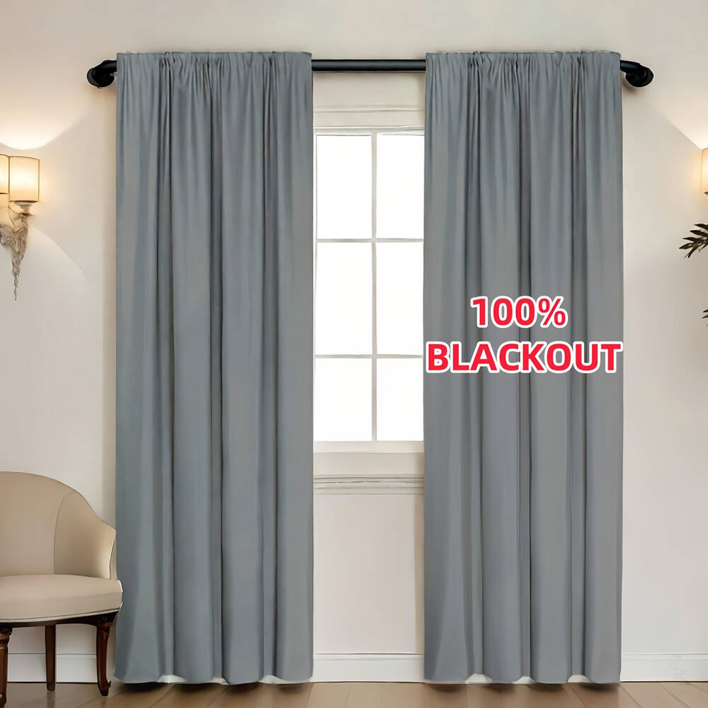 1 rideau occultant à 100 % ave - Curtain Rods avis et prix