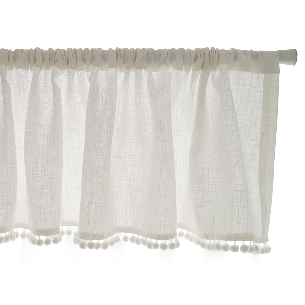 Rideau court en boule de gaze  - Curtain Rods avis et prix