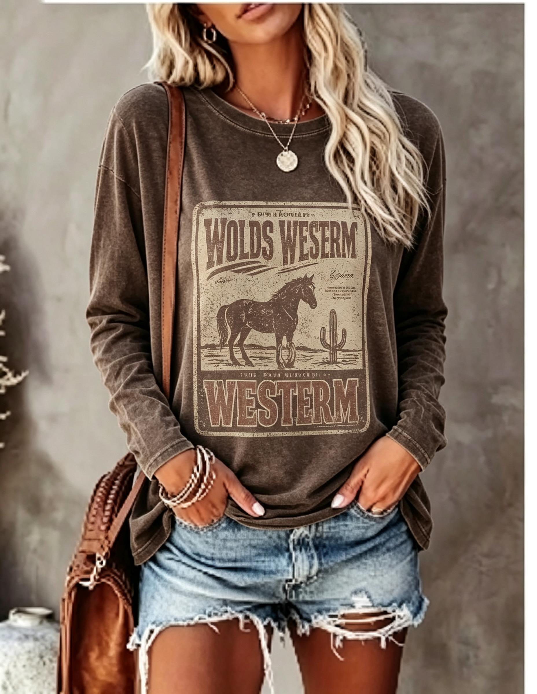 T-shirt à manches longues pour - Wallpaper avis et prix